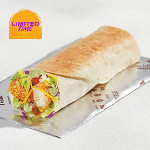 Avocado Ranch Crispy Chicken Burrito