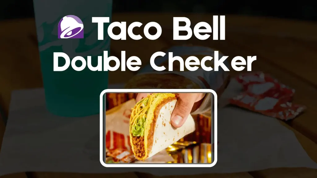 Double Checker Taco Bell